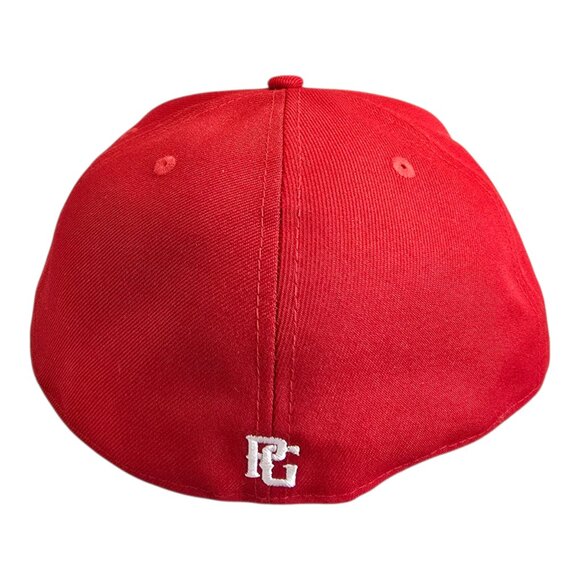 Perfect Game x New Era 59Fifty Baseball Cap Hat Red & White Fitted Size 7 5/8 - Picture 6 of 12